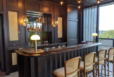 Custom Commercial Bar counter installation