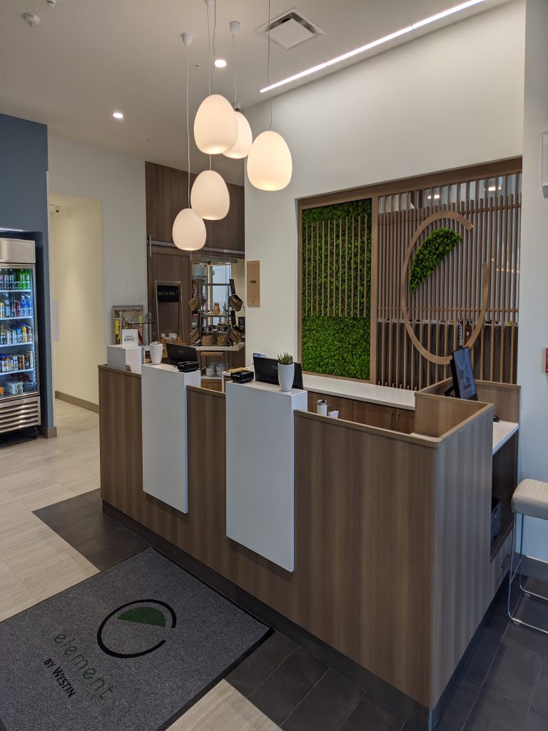 custom commercial reception cabinets in iowa