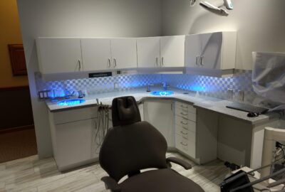Custom dental treatment room workspaces