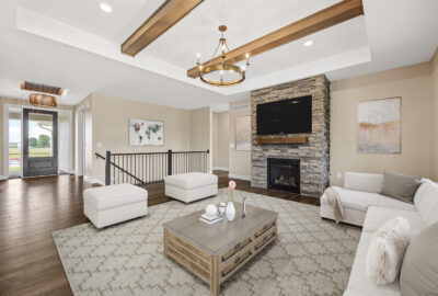 Custom wood fireplace mantels in iowa