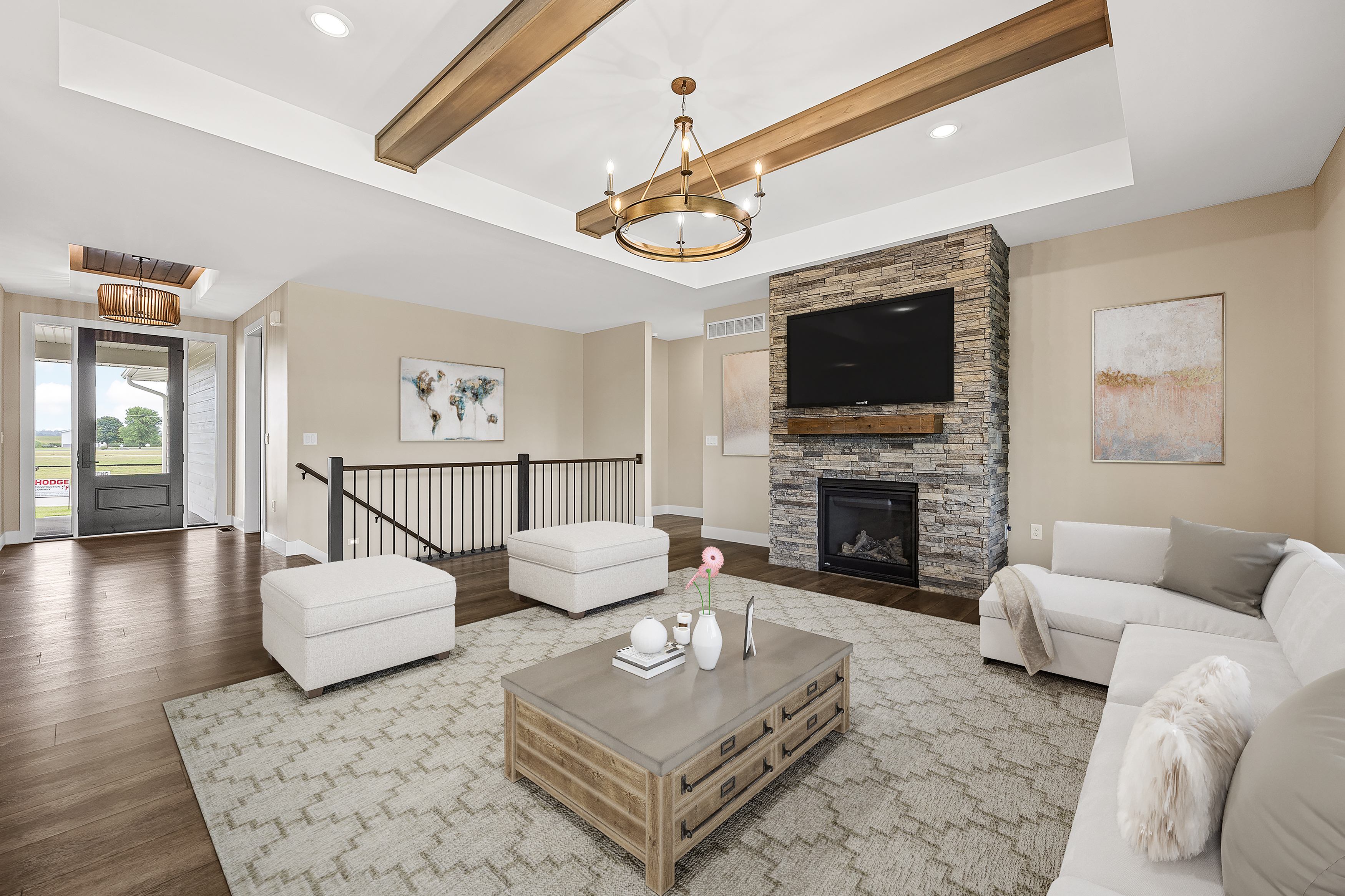 Custom wood fireplace mantels in iowa