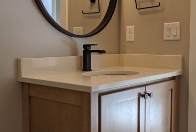 iowa small custom bathroom vanity installations