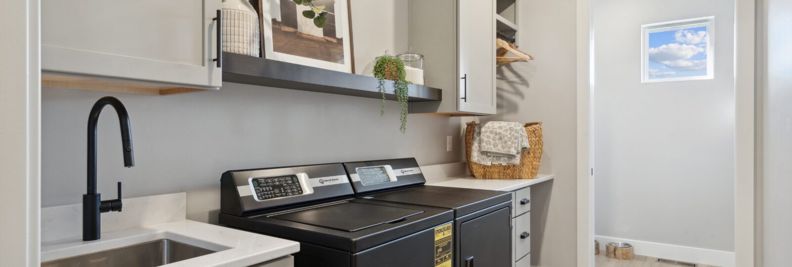 new build kitchen laundry mud room cabinets