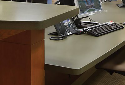 custom iowa commercial office front desk